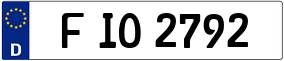 Truck License Plate